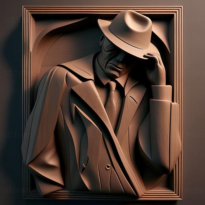 3D модель Человек-невидимка Ральф Эллисон 1952 (STL)